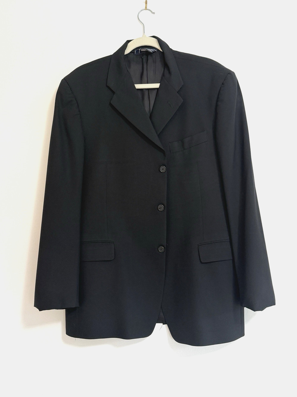 Gieves & Hawkes Savile Row "Claridge" 100% Wool 3-Button Blazer – Men's 44R